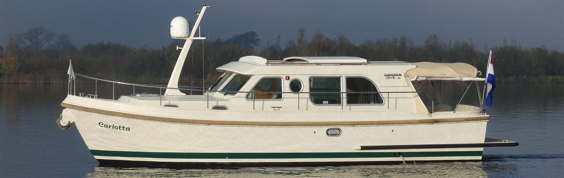 Rent a boat Linssen 34.9 Sedan Netherlands Friesland Hospes Yachtcharter